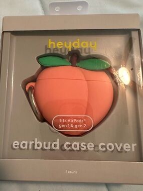 heyday Peach-Shaped AirPods earbud Case Cover